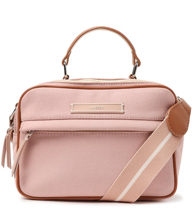 Bolsa Tiracolo Bege Média ZZ Play
