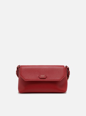 Bolsa Tiracolo Vermelha Média Alça Gorgurão