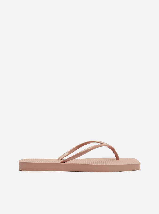 Chinelo de Dedo Rosa Flat Brizza