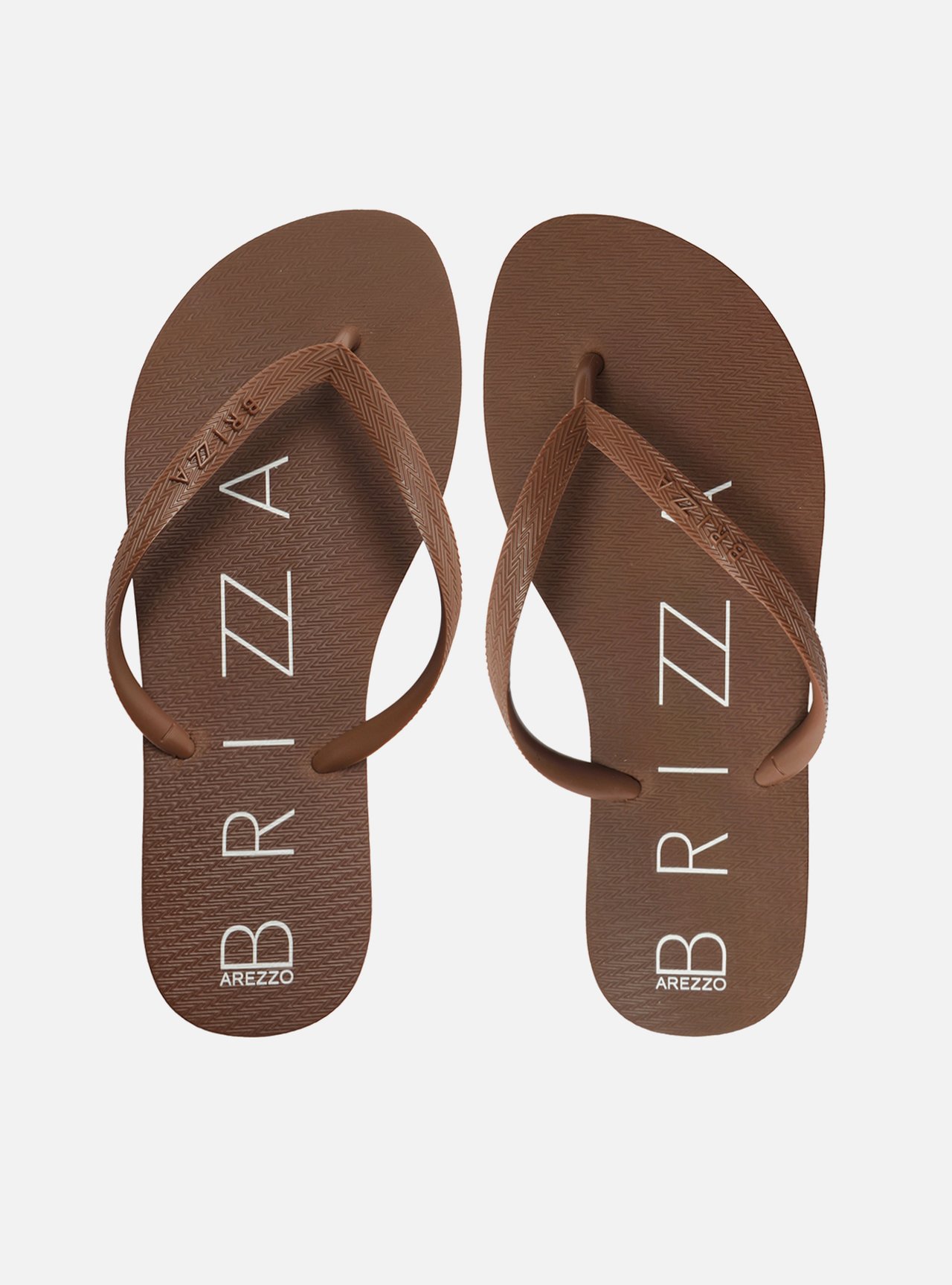 Chinelo de Dedo Marrom Básico Brizza — foto 1