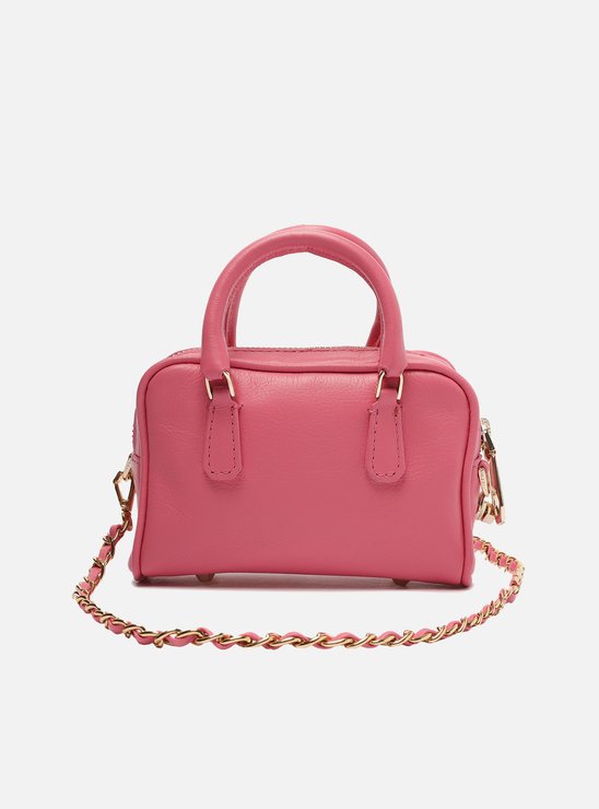 Mini Bag Rosa Couro Lívia