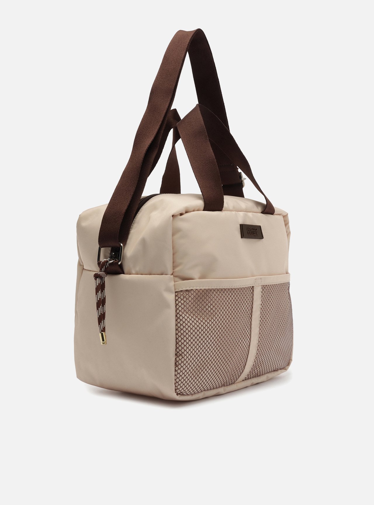 Bolsa Tiracolo Nude Média Metais Brizza — foto 5