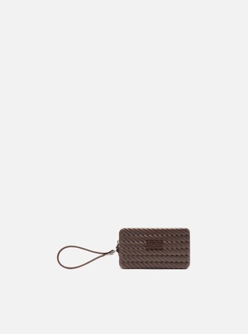 Clutch Marrom Alça Marrocos