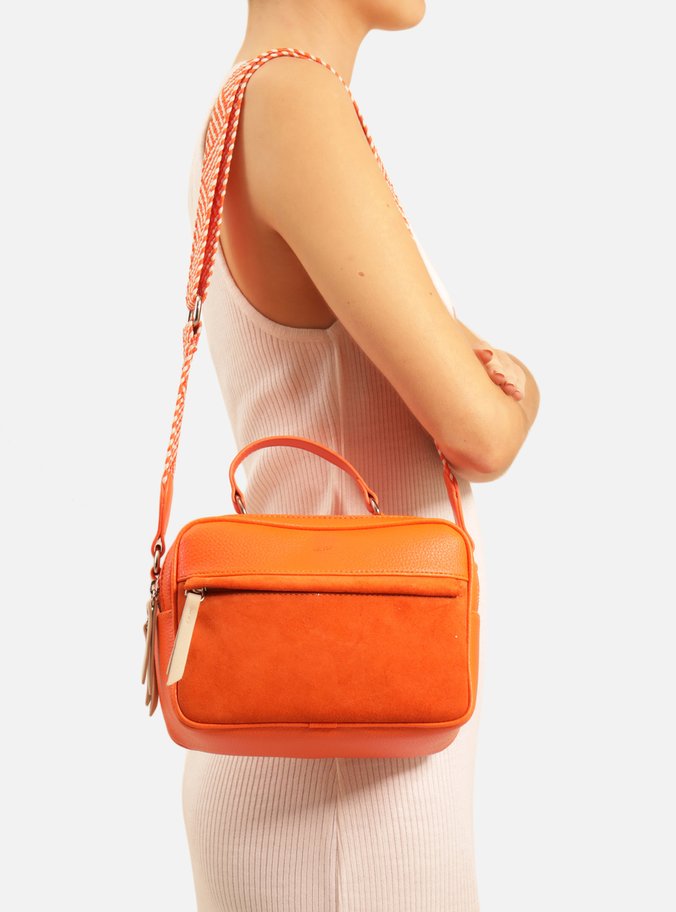 Bolsa Tiracolo Laranja Prione Média Alça | Arezzo