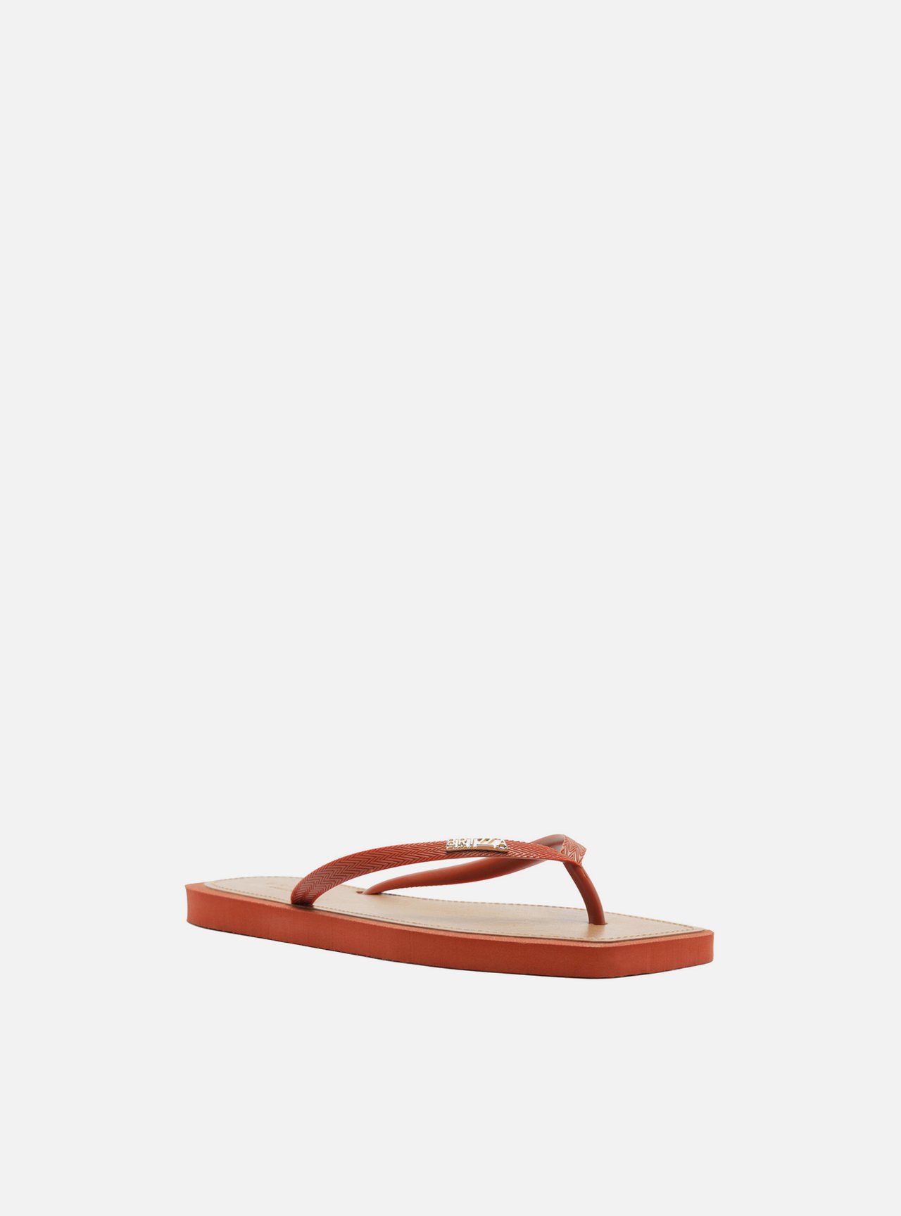 Chinelo de Dedo Terracota Recouro Square Brizza — foto 2