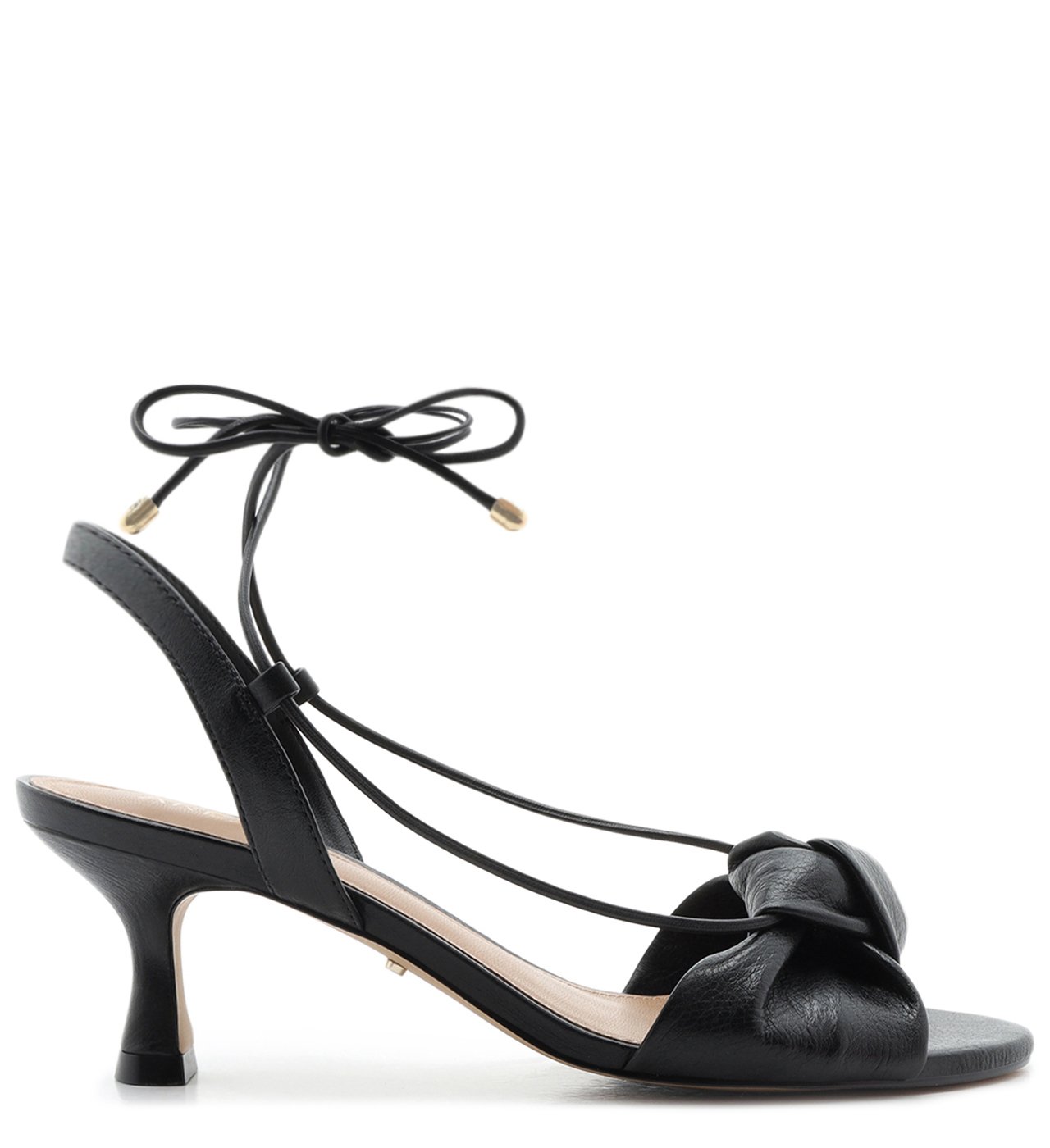 Sandalia salto top fino baixo arezzo