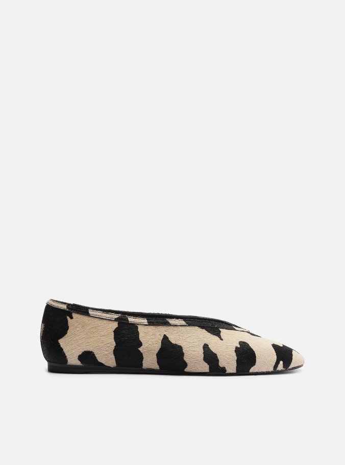 Sapatilha Animal Print Bico Redondo