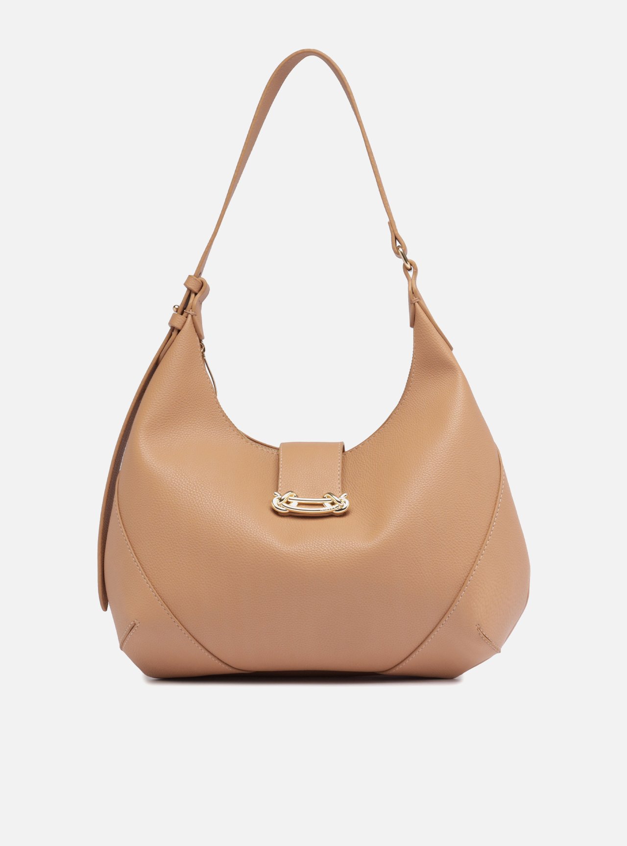 Bolsa Hobo Nude Grande Metais — foto 1