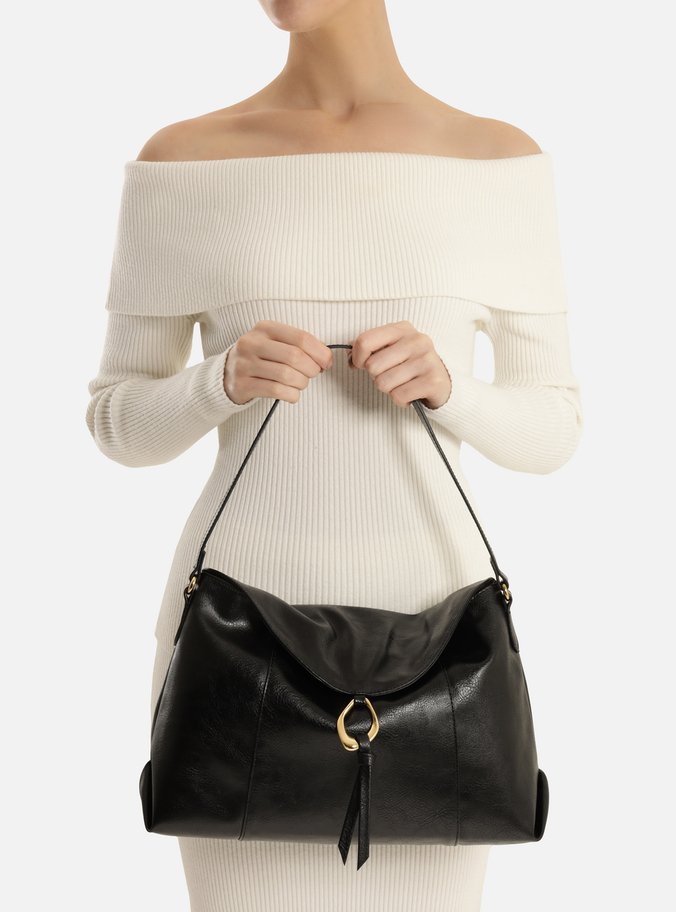 Bolsa Hobo Preta Grande