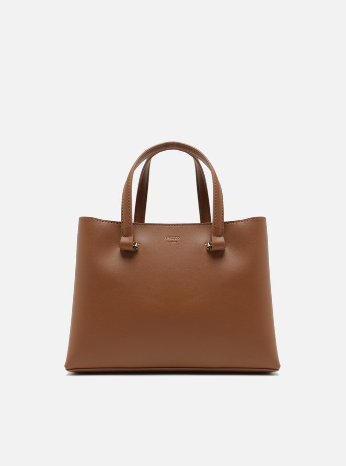 Bolsa Tote Marrom Média Básica