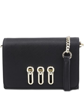 Bolsa Tiracolo Fecho Preta