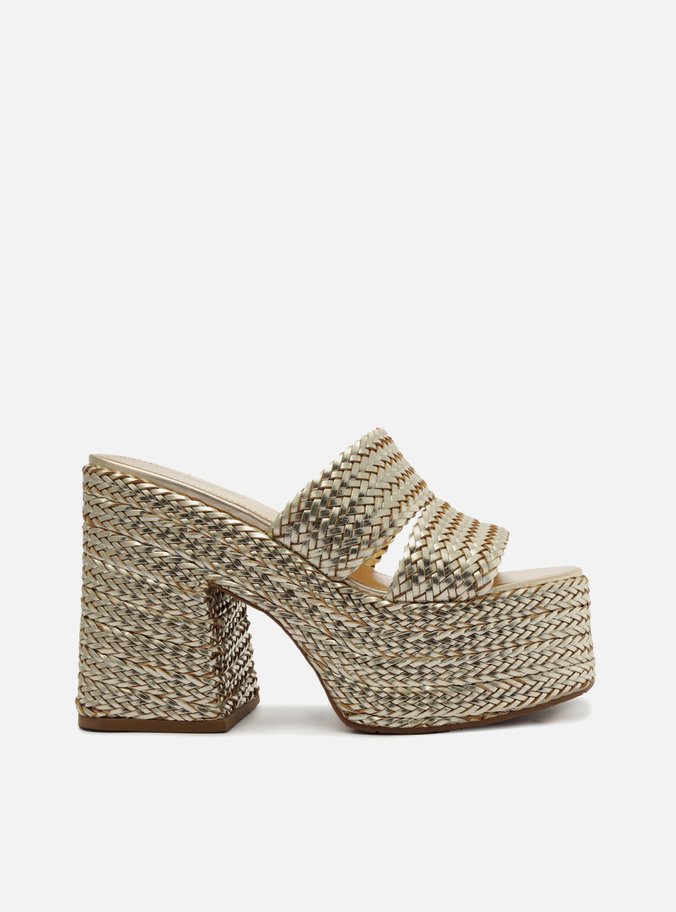 Arezzo sandalia deals meia pata
