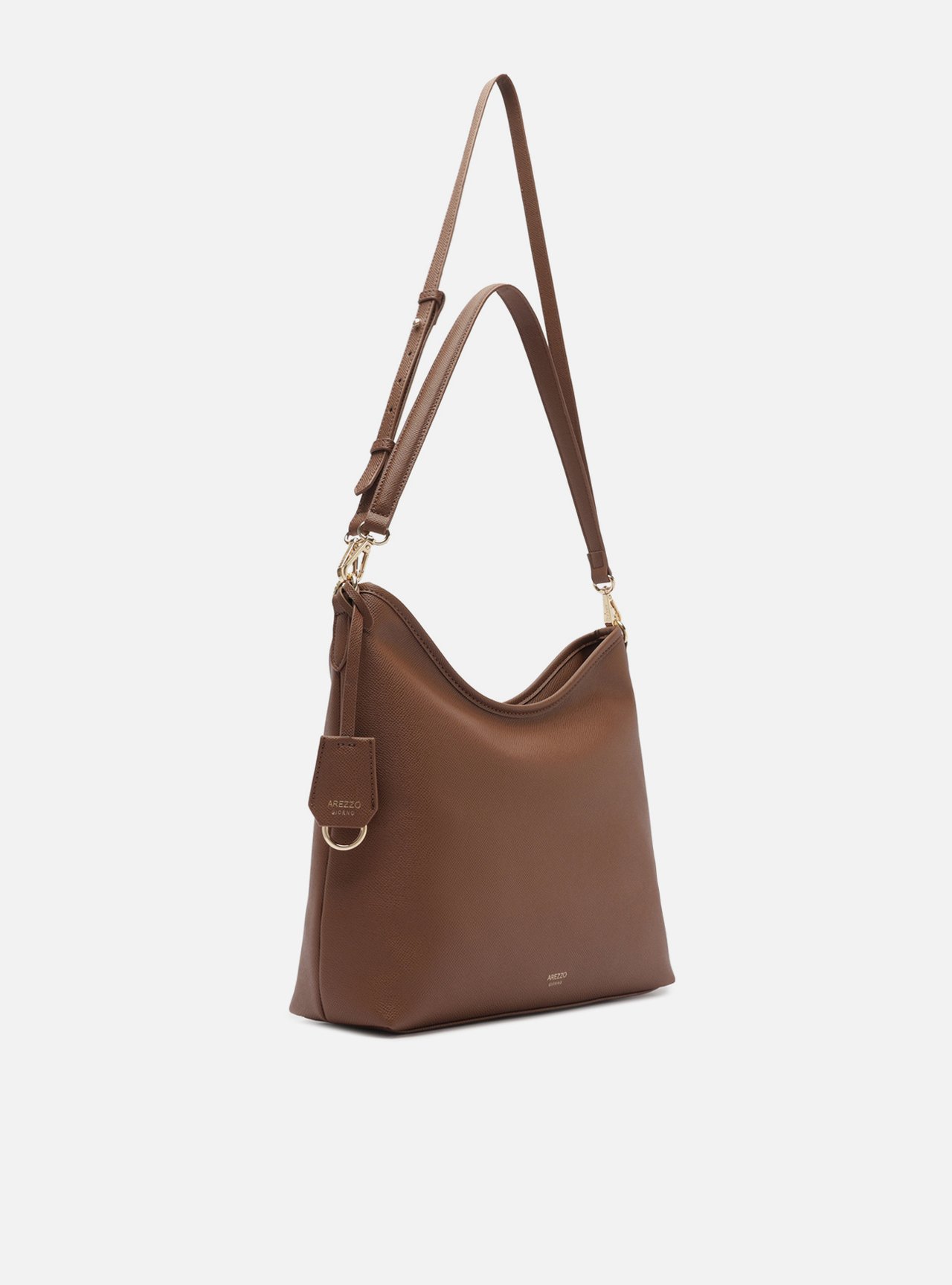 Bolsa Tote Marrom Média Soft Metais — foto 2