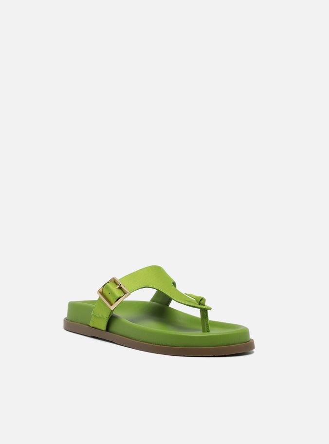 Papete Verde Cetim Bico Redondo