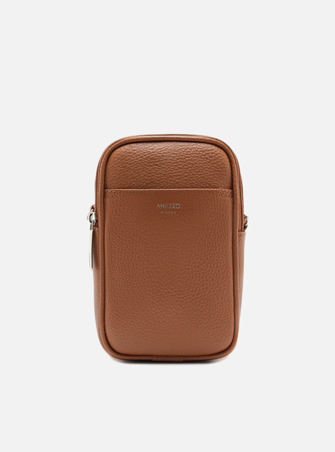 Mini Bag Porta-Celular Marrom