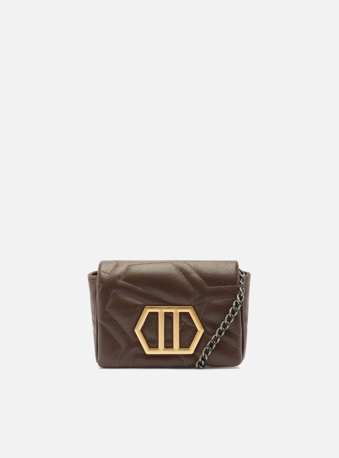 Bolsa Tiracolo Marrom Couro Emma Pequena