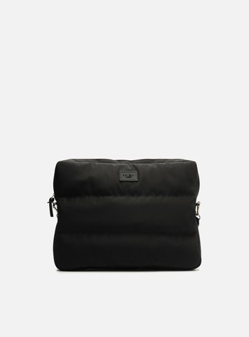 Porta Notebook Preto Nylon Gigi Médio