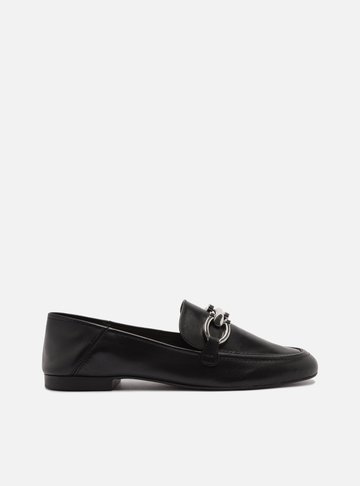 Mocassim Preto Metal