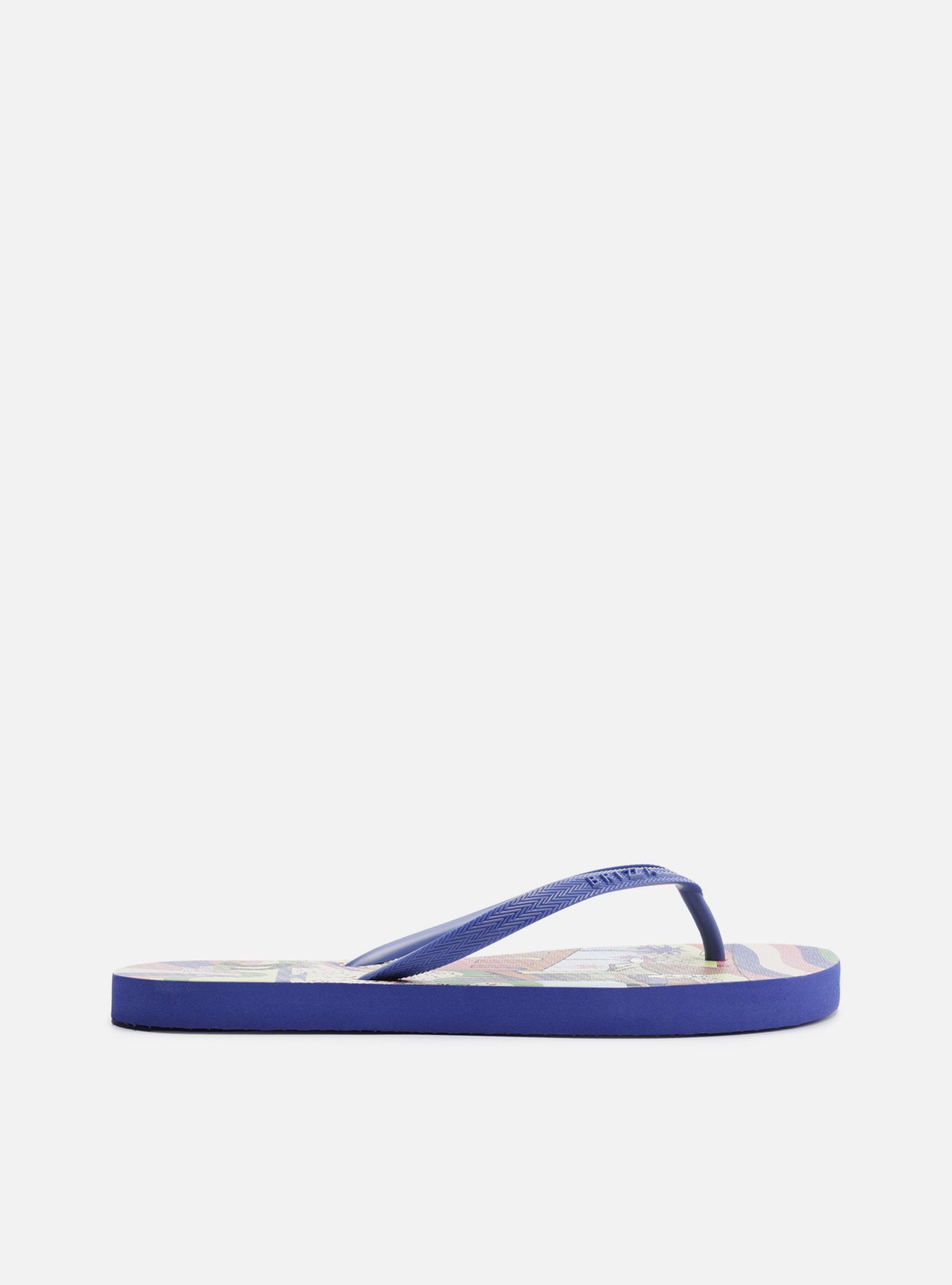 Chinelo de Dedo Azul Estampa Color Essential — foto 3