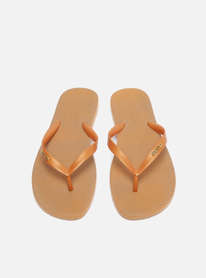 Chinelo de Dedo Laranja Brizza