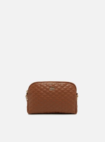 Bolsa Tiracolo Marrom Pequena Matelassê