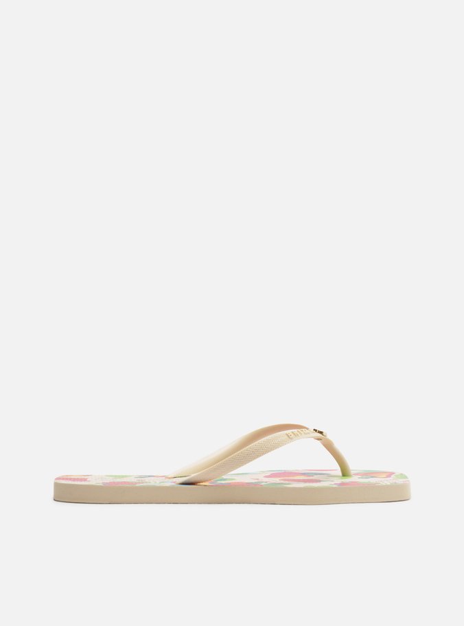 Chinelo de Dedo Branco Collab Loccitane