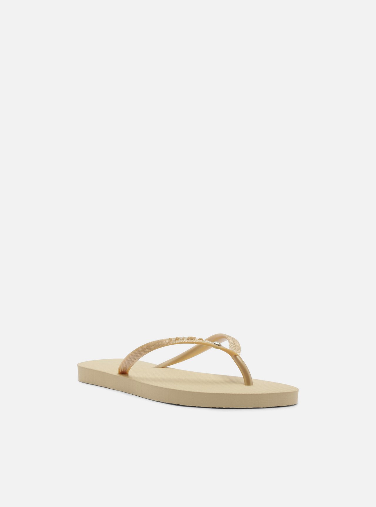 Kit Chinelo de Dedo Dourado e Pouch Essential | Arezzo