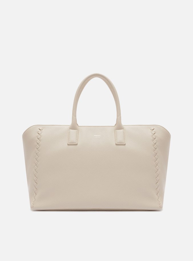 Bolsa Shopping Off White Grande Tressê