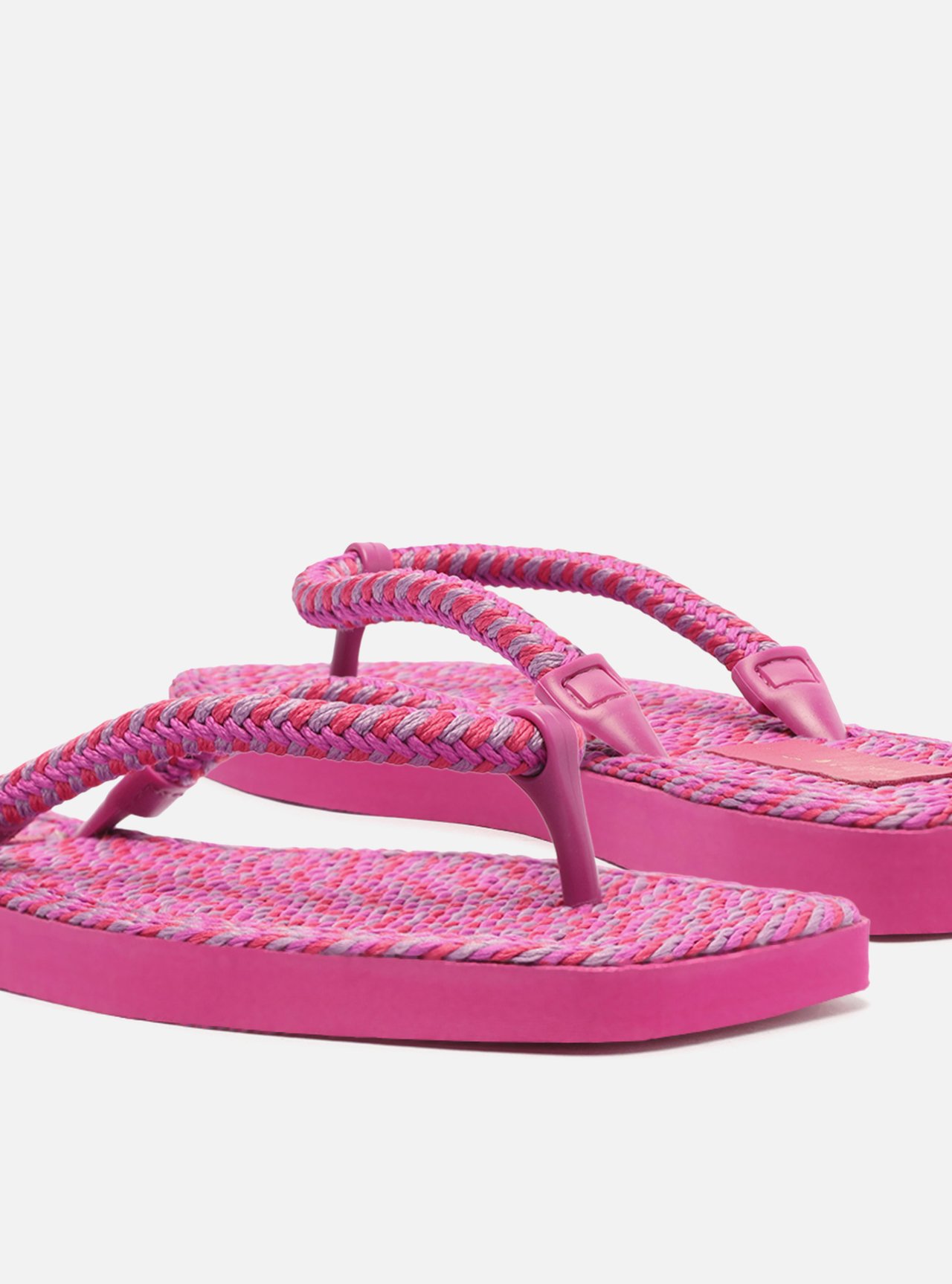 Chinelo de Dedo Roxo Square Crochê Brizza Brizza Triya — foto 5