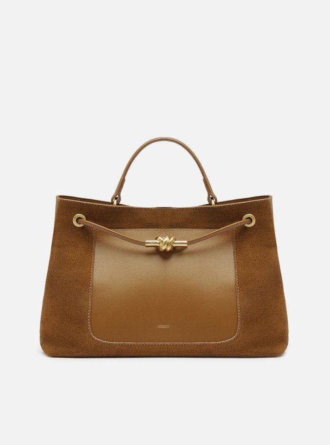 Bolsa Tote Caramelo Couro Helena Grande