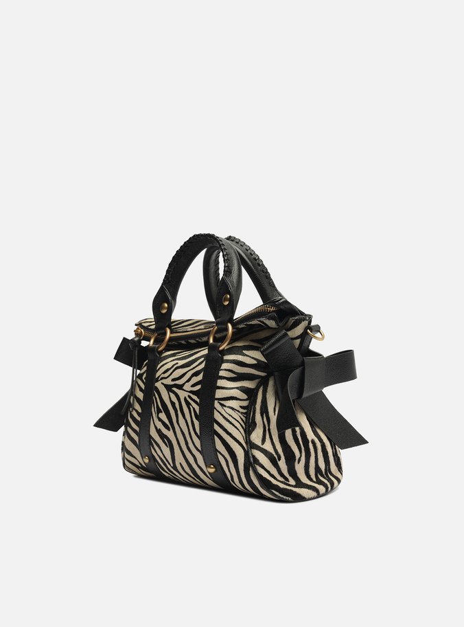 Bolsa Tote Animal Print Pequena Alças Mix