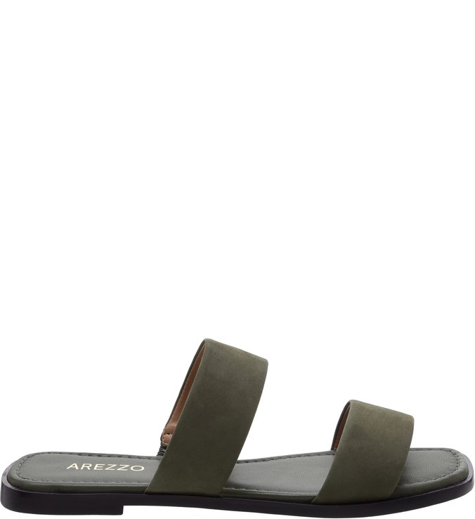Chinelo Nobuck Rasteiro Tiras City Army