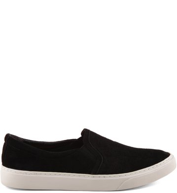 Slip-On Camurça Preto