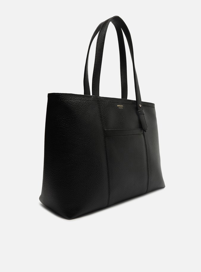 Bolsa Shopping Preta Grande Bolso Frontal
