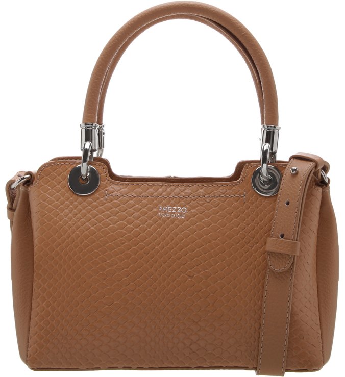 Bolsa Tote Couro Skin Nathalia Média Pale Nut