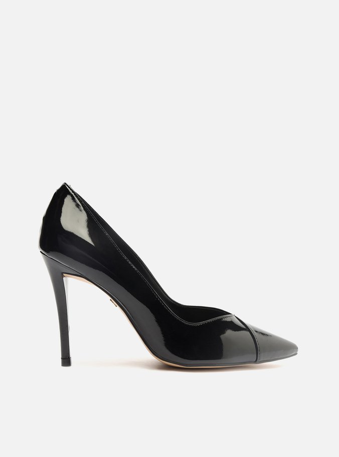 Scarpin salto alto fino best sale