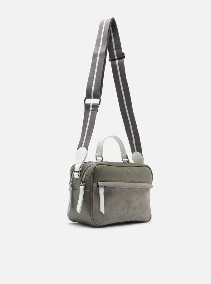 Bolsa Tiracolo Cinza Prione Média