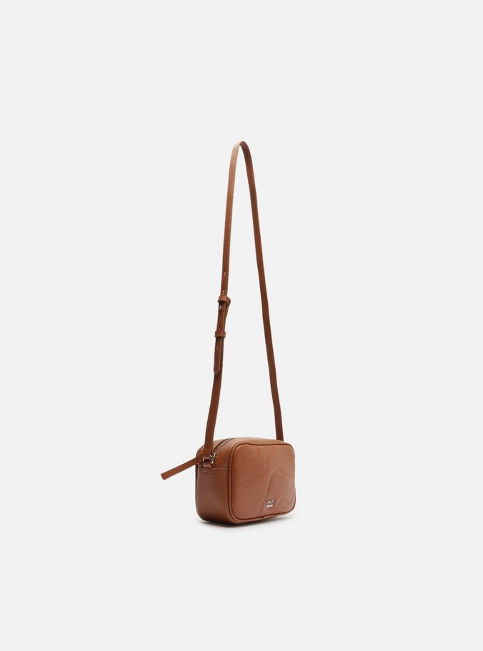 Bolsa Tiracolo Marrom Waves Pequena Elisa
