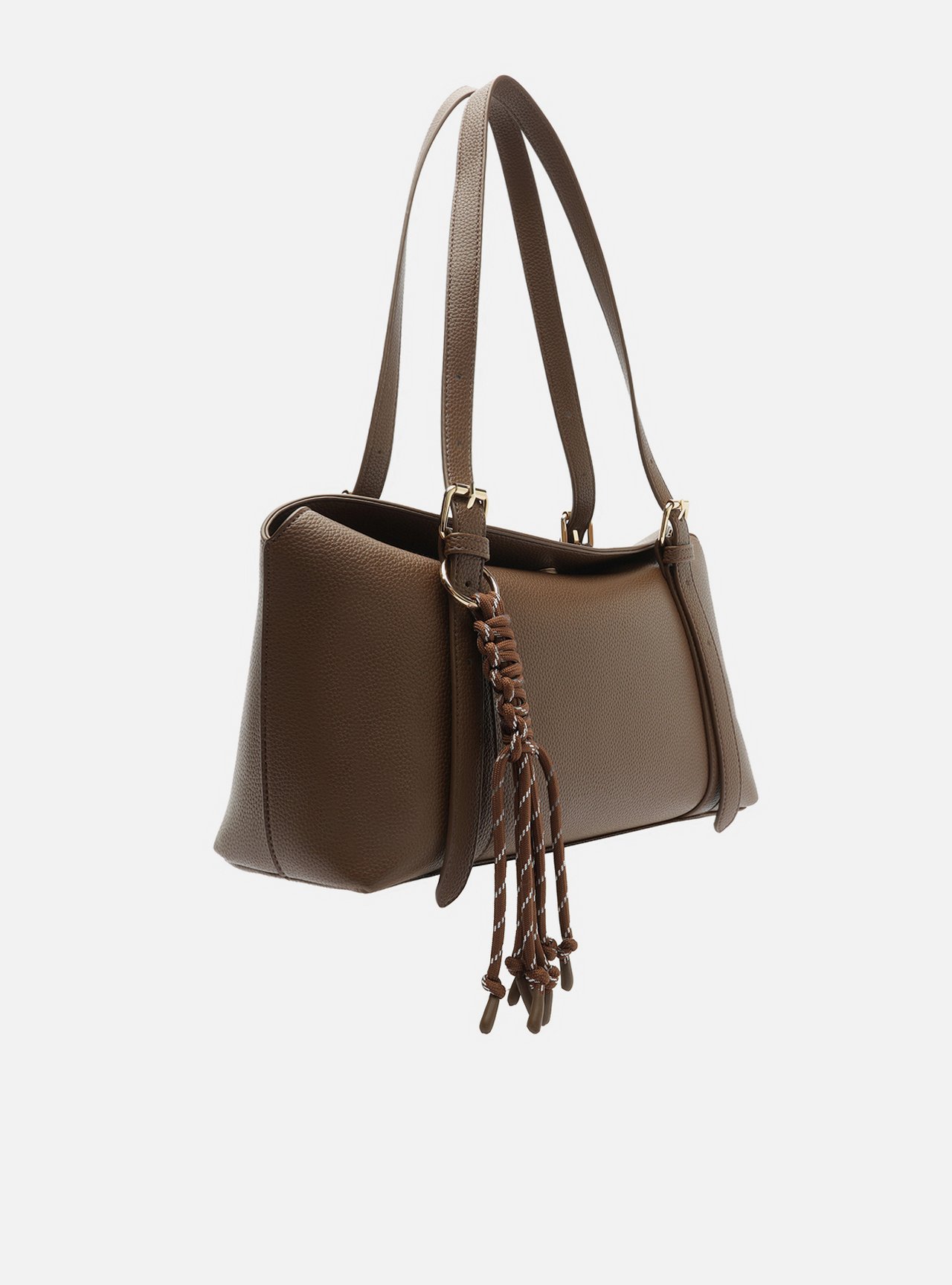Bolsa Shoulder Marrom Média Trança — foto 2