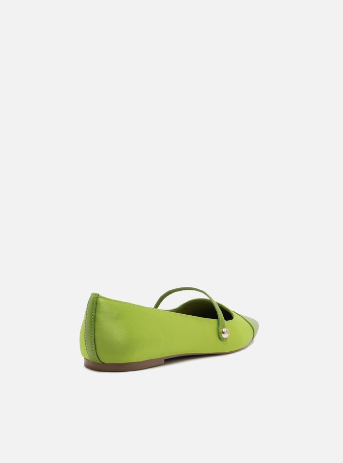 Sapatilha Cetim Cap Toe Verde