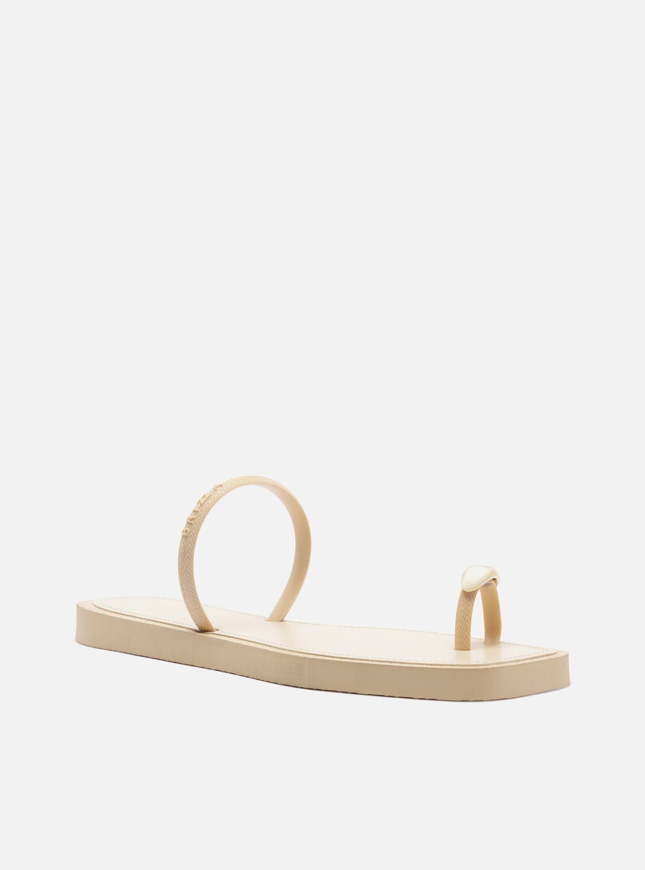 Rasteira Off White Square Dedeira Metal Brizza — foto 2