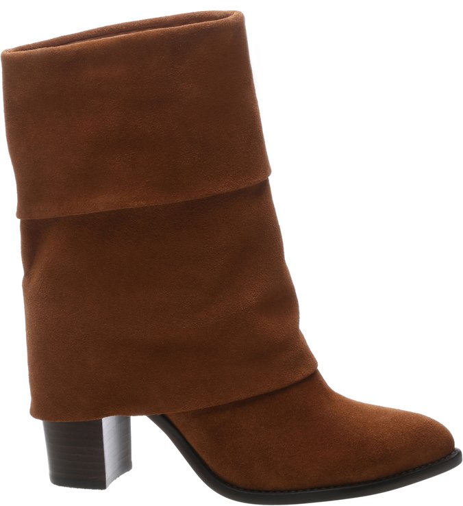 Bota Nobuck Polaina Alta Tobacco