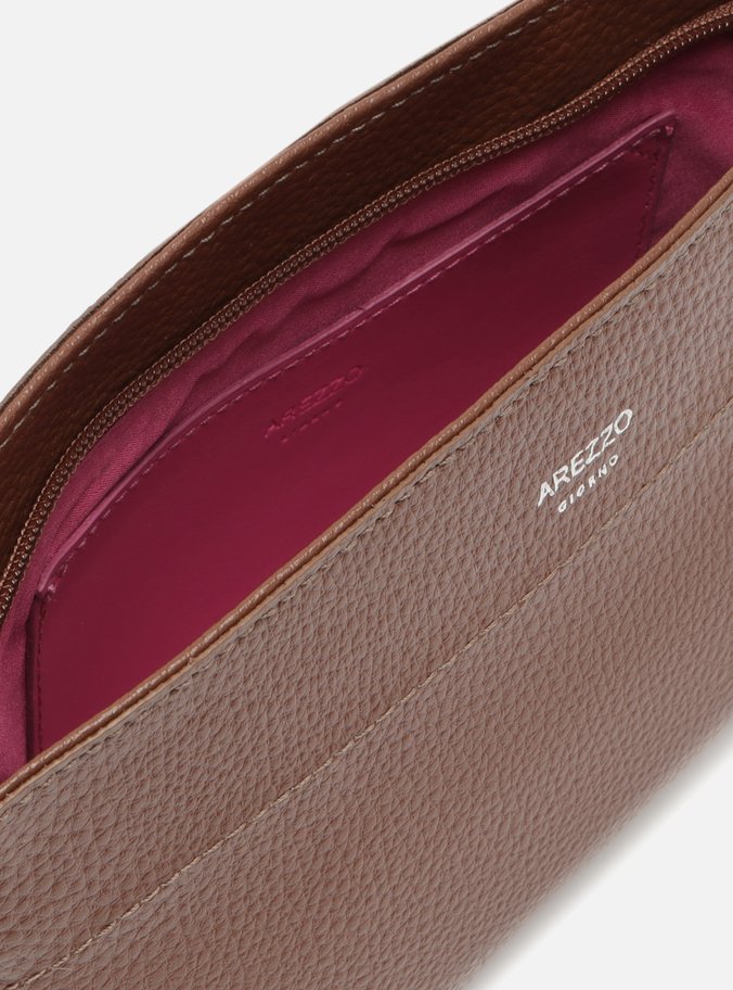 Bolsa Tiracolo Marrom Pequena