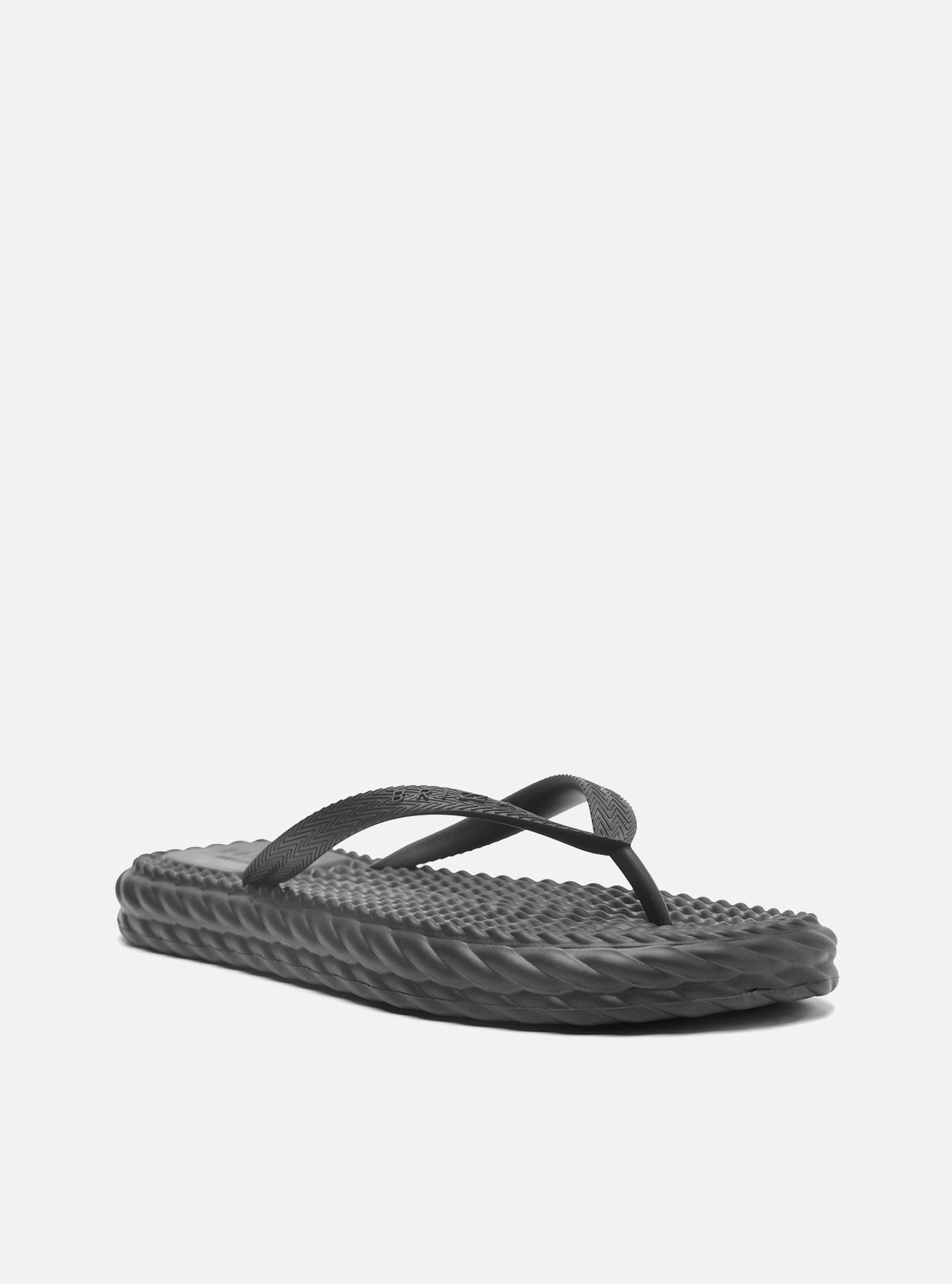 Chinelo de Dedo Preto Marrocos Flip Flop — foto 2
