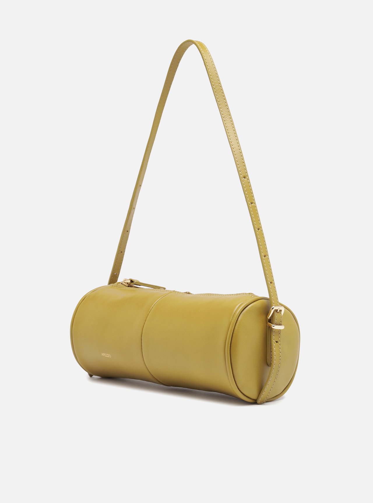 Bolsa Shoulder Marrom Pequena Fivela Metais — foto 2