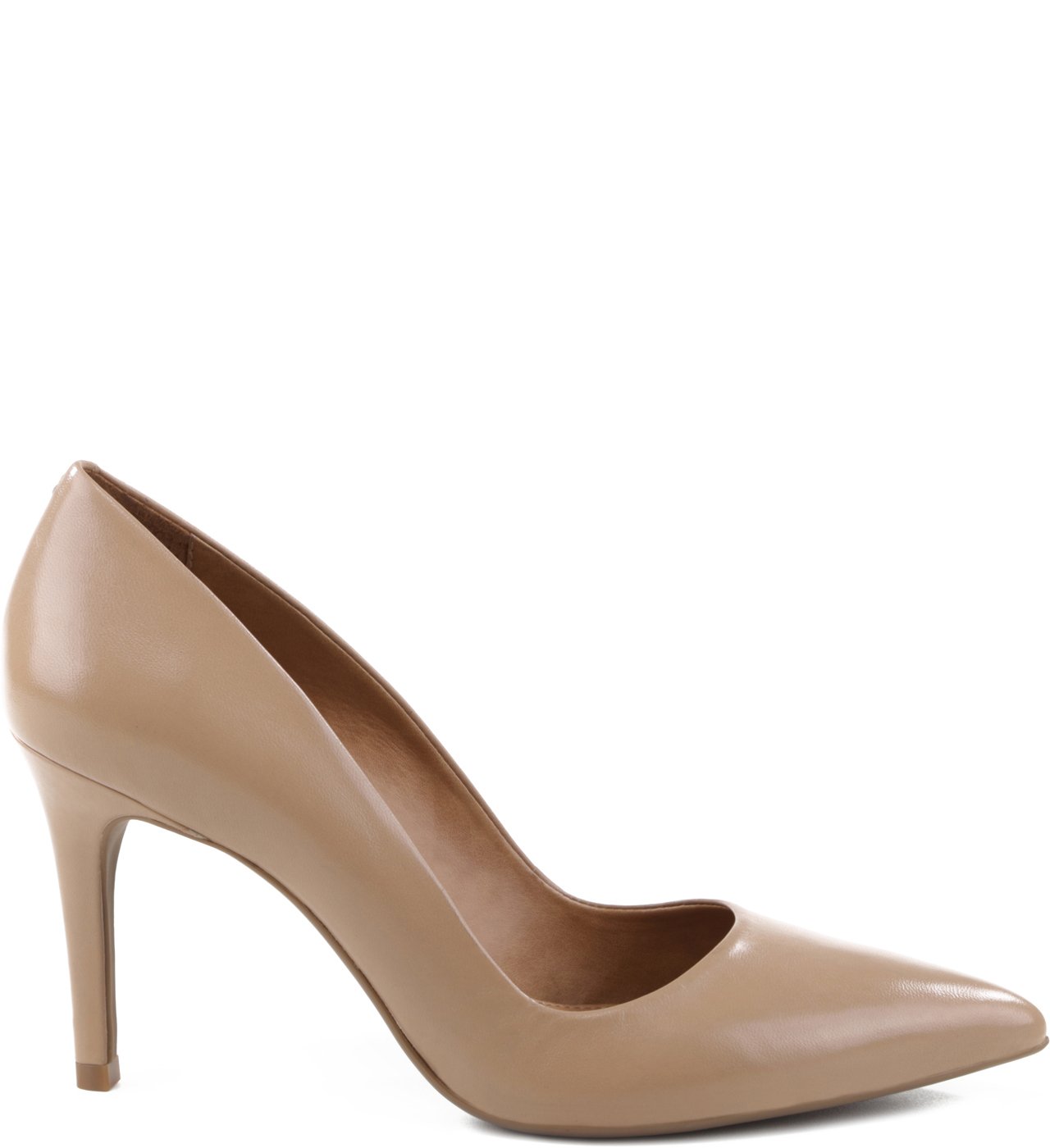 Scarpin shop couro arezzo