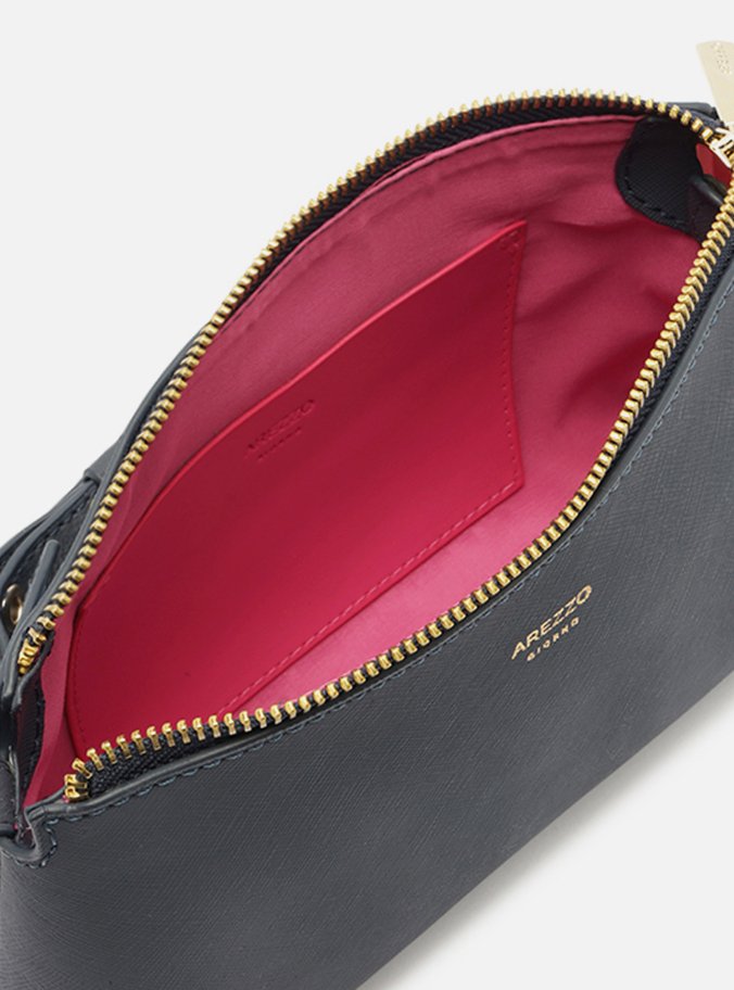 Bolsa Tiracolo Azul Pequena Alça Fivela