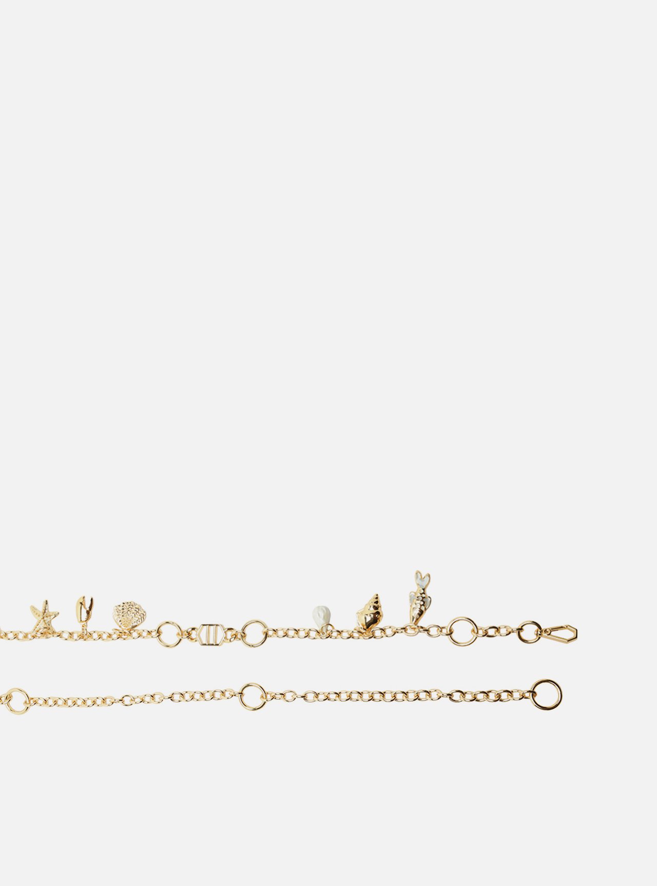 Cinto Corrente Dourado Charms — foto 2