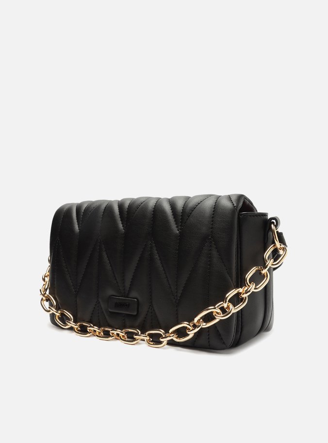 Bolsa Tiracolo Preta Matelassê Pequena