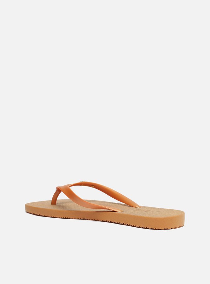 Chinelo de Dedo Laranja Brizza